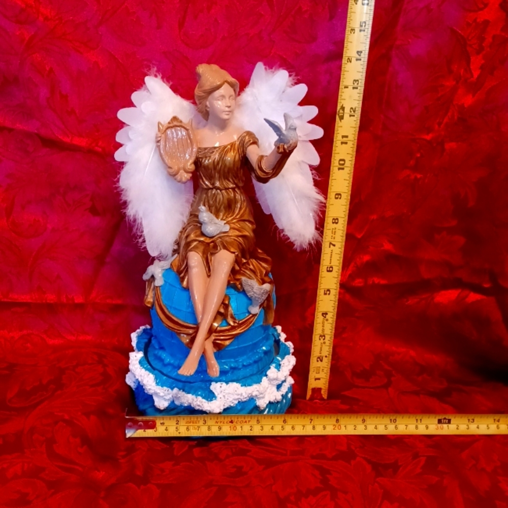 Hand painted angel with wings